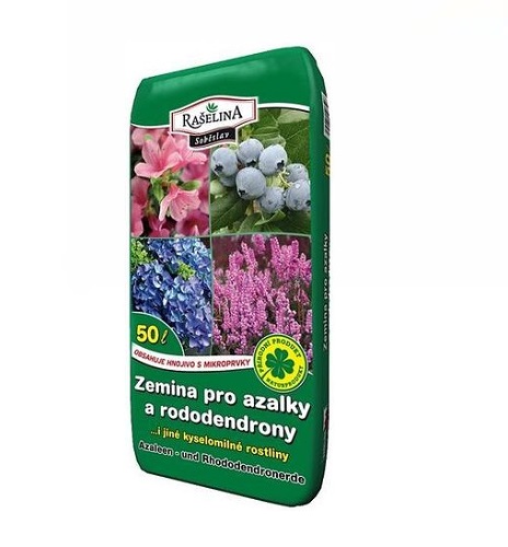 zemina pro azalky a rododendrony(borůvky)50 L